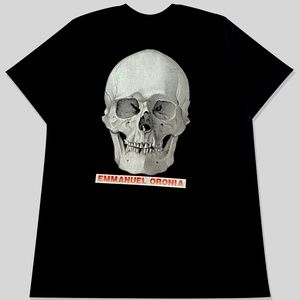 skull t shirt 100% combed ring spun cotton